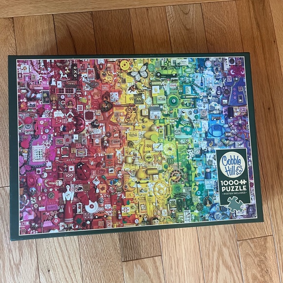 Cobble Hill 1000 piece puzzle Colourful Rainbow - Picture 5 of 5